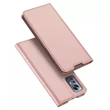 Чехол книжка для Xiaomi 12 Lite Dux Ducis Skin Pro Rose Gold (Розовое Золото)