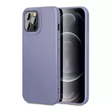 Премиальный чехол бампер для iPhone 12 / 12 Pro ESR Cloud Soft Lavender Gray (Лавандовый Серый) 3C01201250801