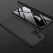 Ультратонкий чохол бампер для Xiaomi Redmi 12 GKK Dual Armor Black (Чорний) 