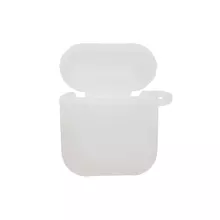 Чохол + карабін для навушників Anomaly Airpod Full Case White (Прозорий)