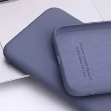 Чохол бампер для Xiaomi Poco M3 Anomaly Silicone (з мікрофіброю) Purple (Пурпурний)