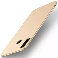 Ультратонкий чехол бампер для Samsung Galaxy A20s Anomaly Matte Gold (Золотой)