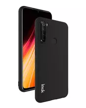 Чехол бампер для Xiaomi Redmi Note 8 / Xiaomi Redmi Note 8 2021 Imak Cowboy Holder Soft Case Black (Черный)