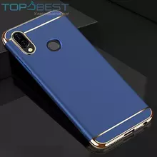 Чохол бампер для Huawei Y7 Pro 2019 Mofi Electroplating Blue (Синій)