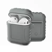 Защитный силиконовый чехол для AirPods Anomaly Armor Protective Case Gray (Серый)