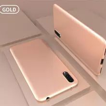 Ультратонкий чехол бампер для Huawei Y5 2019 X-level Matte Gold (Золотой)