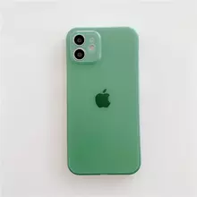 Ультратонкий чехол бампер для iPhone 12 Pro Anomaly Air Skin Green (Зеленый)