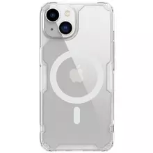 Чехол бампер Nillkin TPU Nature Pro Magnetic для iPhone 15 Plus White (Белый)