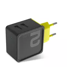 Мережеве заряджання Rock Sugar Travel Charger 1 USB Чорний / Жовтий (Black / Yellow) RWC0235