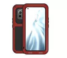 Противоударный чехол бампер для Xiaomi Mi 11 Love Mei PowerFull Red (Красный)