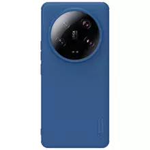 Противоударный чехол бампер Nillkin Super Frosted Shield Pro для Xiaomi 13 Ultra Peacock Blue (Синий) 