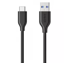 Кабель Anker Powerline USB-C to USB-A 3.0 - 0.9м V3 Black (Черный) A8163H11