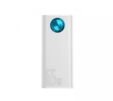 Универсальная батарея Power Bank Baseus Amblight Digital Display 30000mAh 65W White (Белый) PPLG-A01