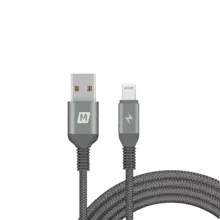 Кабель для зарядки Momax ELITE Link Triple-Braided Nylon Lightning Cable (2M) Black (Черный) DL13
