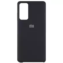 Чехол бампер для Xiaomi Mi 10T / Mi 10T Pro Silicone Cover (AAA) Black (Черный)