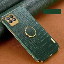 Чохол бампер для Huawei Honor X8a Anomaly X-Case (з кільцем-тримачем) Green (Зелений) 