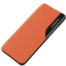 Интерактивная чехол книжка для Motorola Moto G84 Anomaly Smart View Flip Orange (Оранжевый) 