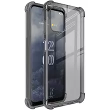 Противоударный чехол бампер для Xiaomi Redmi 13C 4G / Poco C65 Imak Shock Black / Transparent (Черный / Прозрачный)
