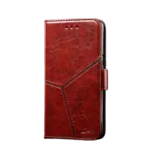 Премиальный чехол книжка для Xiaomi Poco X6 Pro Anomaly K&#039;try Premium Dark Brown (Темно Коричневый) 