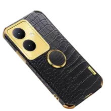 Чехол бампер для Vivo Y78 Anomaly X-Case (с кольцом-держателем) Black (Черный) 
