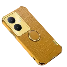 Чехол бампер для Vivo Y78 Anomaly X-Case (с кольцом-держателем) Yellow (Желтый) 