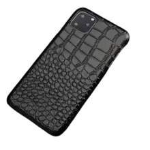 Чехол бампер для Oppo Reno 8 5G Anomaly Crocodile Style Black (Черный)