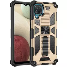 Протиударний чохол бампер для Xiaomi Redmi Note 13 Pro 5G Anomaly Hybrid Armor (вбудована підставка) Gold (Золотий) 