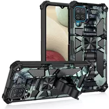 Противоударный чехол бампер для Motorola Edge 40 Pro Anomaly Hybrid Armor (встроенная подставка) Camo / Green (Камуфляж / Зеленый) 