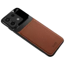 Чехол бампер для Xiaomi Redmi K70 Anomaly Plexiglass Brown (Коричневый) 