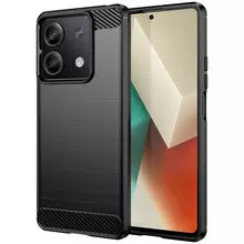 Противоударный чехол бампер для Realme 11 4G iPaky Carbon Fiber Black (Черный) 