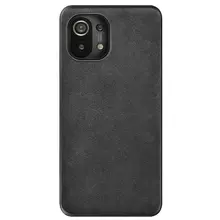 Премиальный чехол бампер для Vivo X100 Pro Anomaly Alcantara Black (Черный)