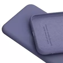 Чехол бампер для Motorola Moto G24 Anomaly Silicone (с микрофиброй) Purple (Пурпурный)