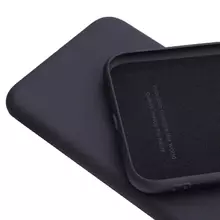 Чохол бампер для Motorola Moto G24 Power Anomaly Silicone (з мікрофіброю) Black (Чорний)