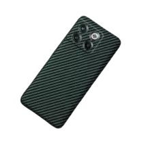 Ультратонкий чехол бампер для Vivo X100 Pro Anomaly PC Carbon Green (Зеленый)