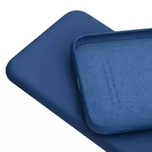 Чохол бампер для OnePlus Nord 4 Anomaly Silicone (з мікрофіброю) Blue (Синій)