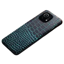 Чехол бампер для Huawei P60 Pro Anomaly Crocodile Style Blue (Синий)