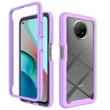 Противоударный чехол бампер для Vivo X100 Pro Anomaly Hybrid 360 Purple (Пурпурный)
