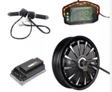 Мотор-комплект 12 дюймов 3000 Вт 72 В (QS 3000W, контроллер, ручки газа, спидометр) Мотор-комплект 12 дюймов 3000 Вт 72 В (QS 3000W, контроллер, ручки газа, спидометр)