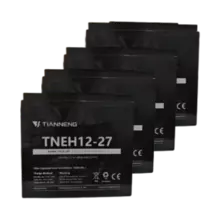 Тяговый аккумулятор 48V 27Ah свинцово-кислотный TIANNENG TNEH12-27 (4 шт.) Тяговый аккумулятор 48V 27Ah свинцово-кислотный TIANNENG TNEH12-27 (4 шт.)