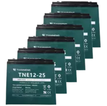 Тяговый аккумулятор 72V 25Ah свинцово-кислотный TIANNENG TNE12-25 (6 шт.) Тяговый аккумулятор 72V 25Ah свинцово-кислотный TIANNENG TNE12-25 (6 шт.)