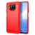 Чехол бампер Ipaky Carbon Fiber для Xiaomi Mi 10T Lite Red (Красный)