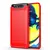 Чехол бампер Ipaky Carbon Fiber для Samsung Galaxy A80 Red (Красный)