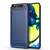 Чехол бампер для Samsung Galaxy A90 iPaky Carbon Fiber Blue (Синий) 
