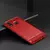 Чехол бампер Ipaky Carbon Fiber для Samsung Galaxy A10s Red (Красный)