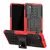 Противоударный чехол бампер для Samsung Galaxy A11 Nevellya Case (встроенная подставка) Red (Красный) 