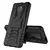 Противоударный чехол бампер для Motorola Moto G9 Play Nevellya Case (встроенная подставка) Black (Черный) 