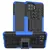 Противоударный чехол бампер для Oppo Reno 4 Lite Nevellya Case (встроенная подставка) Blue (Синий) 