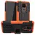 Противоударный чехол бампер для Xiaomi Redmi Note 9 Nevellya Case (встроенная подставка) Orange (Оранжевый) 
