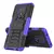 Противоударный чехол бампер для Xiaomi Redmi Note 9 Pro Nevellya Case (встроенная подставка) Purple (Пурпурный) 