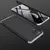 Противоударный чехол бампер для Samsung Galaxy A12 GKK Dual Armor Black / Silver (Черный / Серебристый) 